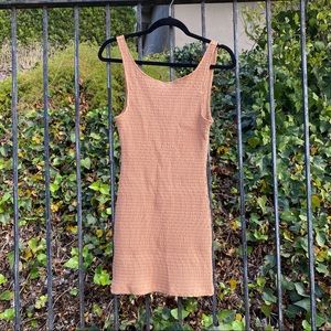 Motel Rocks NWT Sand backless mini bodycon dress